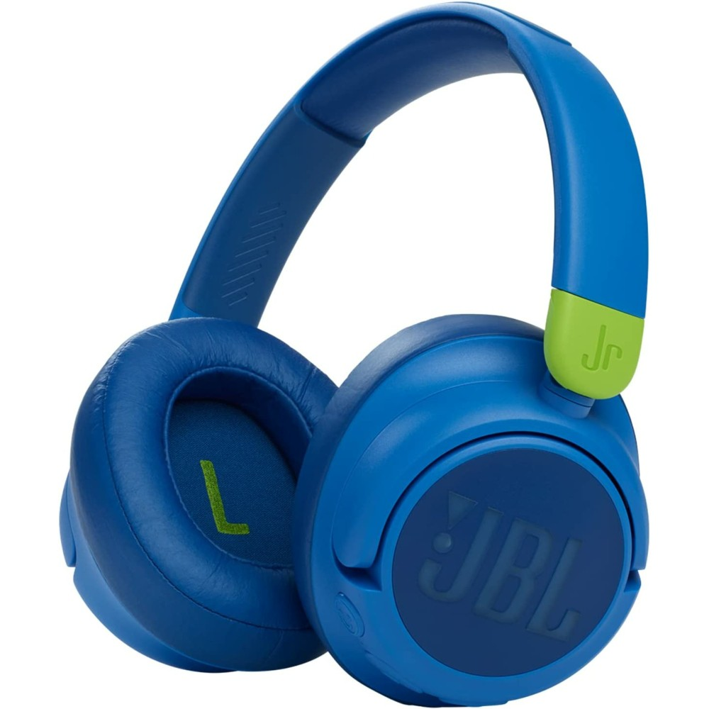 Casti Bluetooth JR460NC, JBL, Cu anulare a zgomotului, Albastru (JBL-JR460NC-BLU)