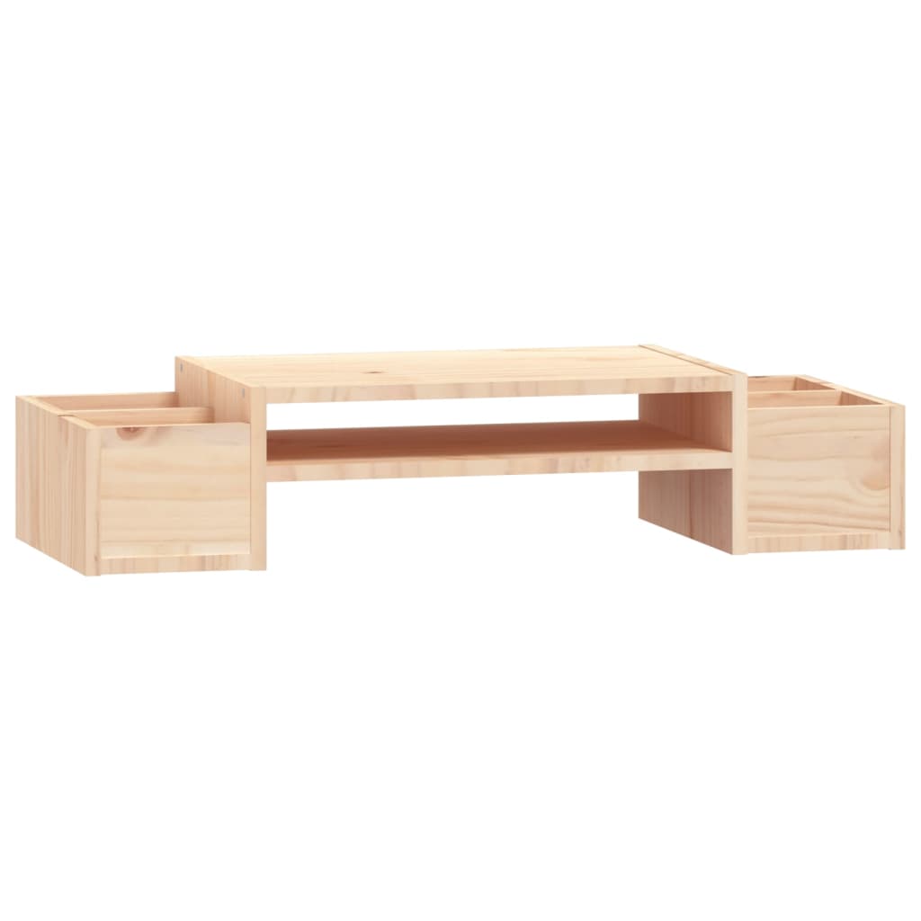 NNEVL Monitor Stand 70x27.5x15 cm Solid Wood Pine