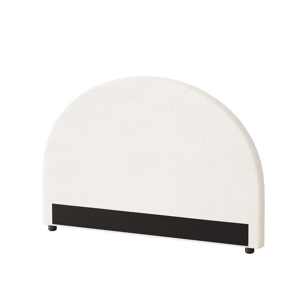 NNEED Bed Head Double Size Headboard Boucle White