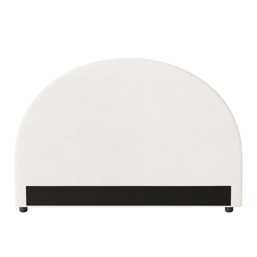 NNEED Bed Head Double Size Headboard Boucle White