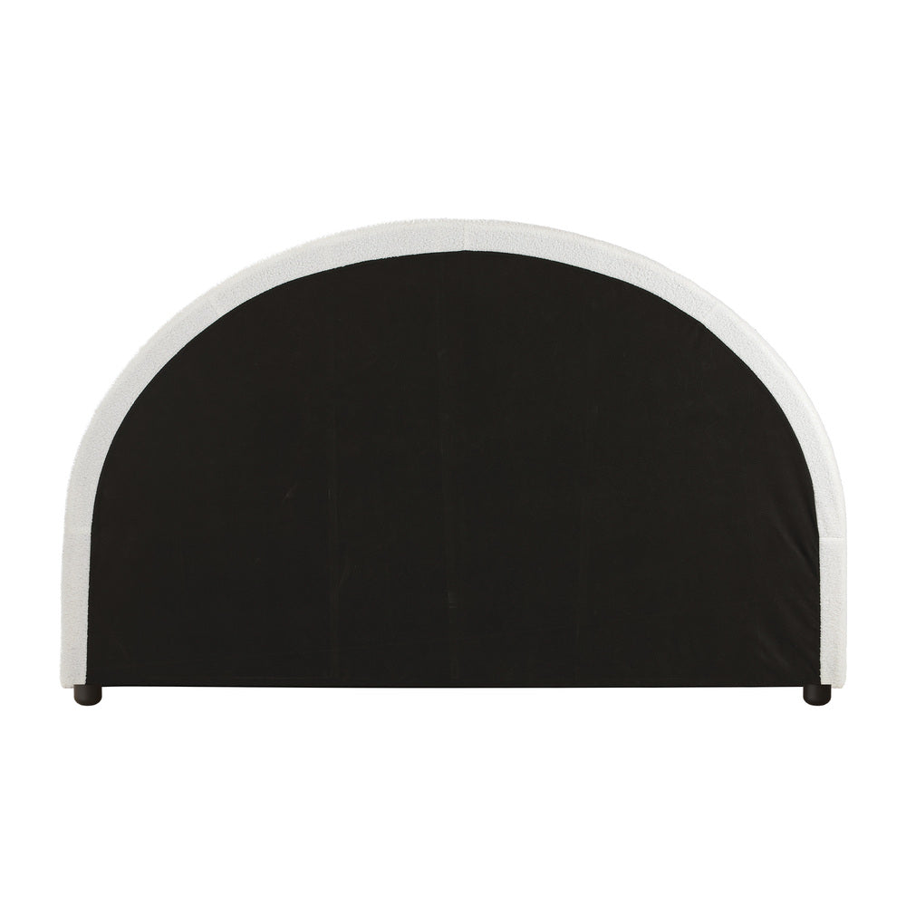 NNEED Bed Head Double Size Headboard Boucle White